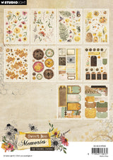 HE Die-Cut Paper Pad Paper Elements Sweet Bee Memories 20 SH