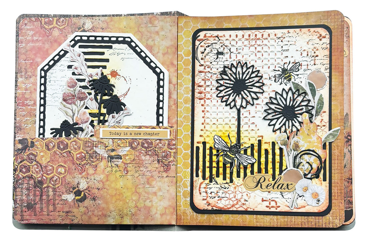 HE Die-Cut Paper Pad Paper Elements Sweet Bee Memories 20 SH
