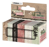 HEN Washi Tape Wonderful Dreams Natures Dream 77,5x37x37mm 6 PC nr.16