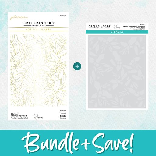 Glimmer Holly Background Bundle from De-Light-Ful Collection by Yana Smakula 0  from the De-Light-Ful Christmas Collection