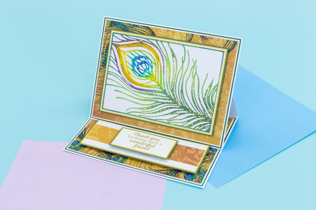 Graceful Plumes Paper Pad 12”x12”
