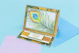 Graceful Plumes Luxury Linen Card Pack 8.5”x11”