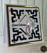 Jamie Rodgers Crafts - Best Wishes Sentiment Die Set
