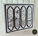 Jamie Rodgers Crafts Lighthouse A6 Clear Stamp Set