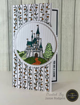 Jamie Rodgers Crafts Fairytale Castle A6 Clear Stamp Set