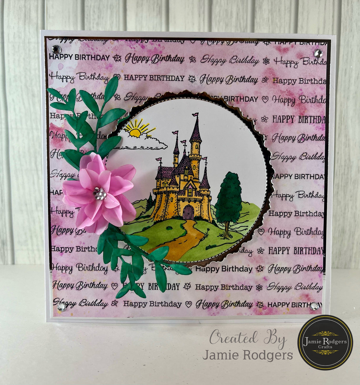 Jamie Rodgers Crafts Fairytale Castle A6 Clear Stamp Set