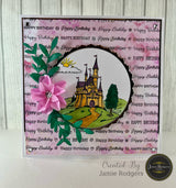 Jamie Rodgers Crafts Fairytale Castle A6 Clear Stamp Set
