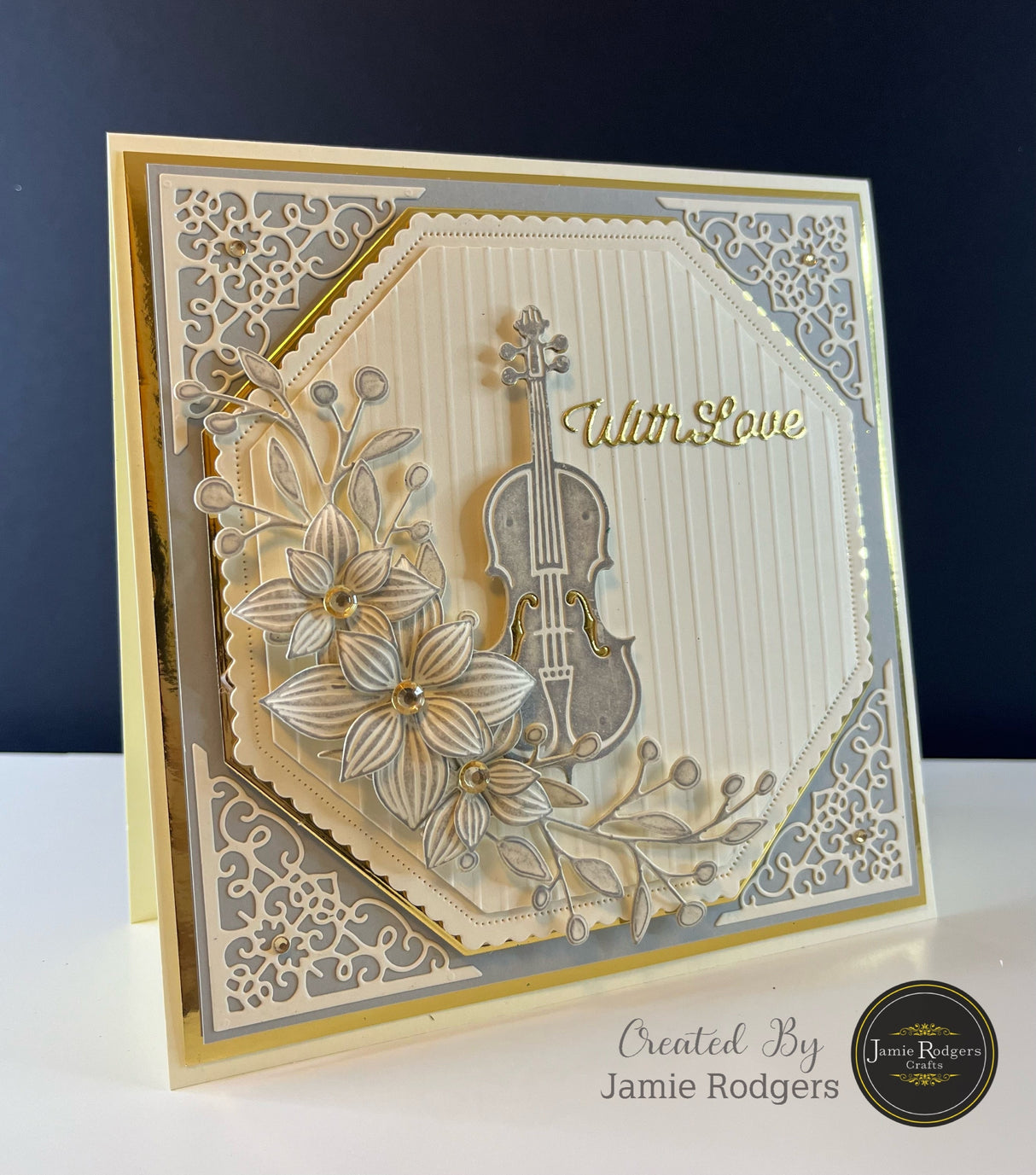 Jamie Rodgers Crafts Violin Die Set
