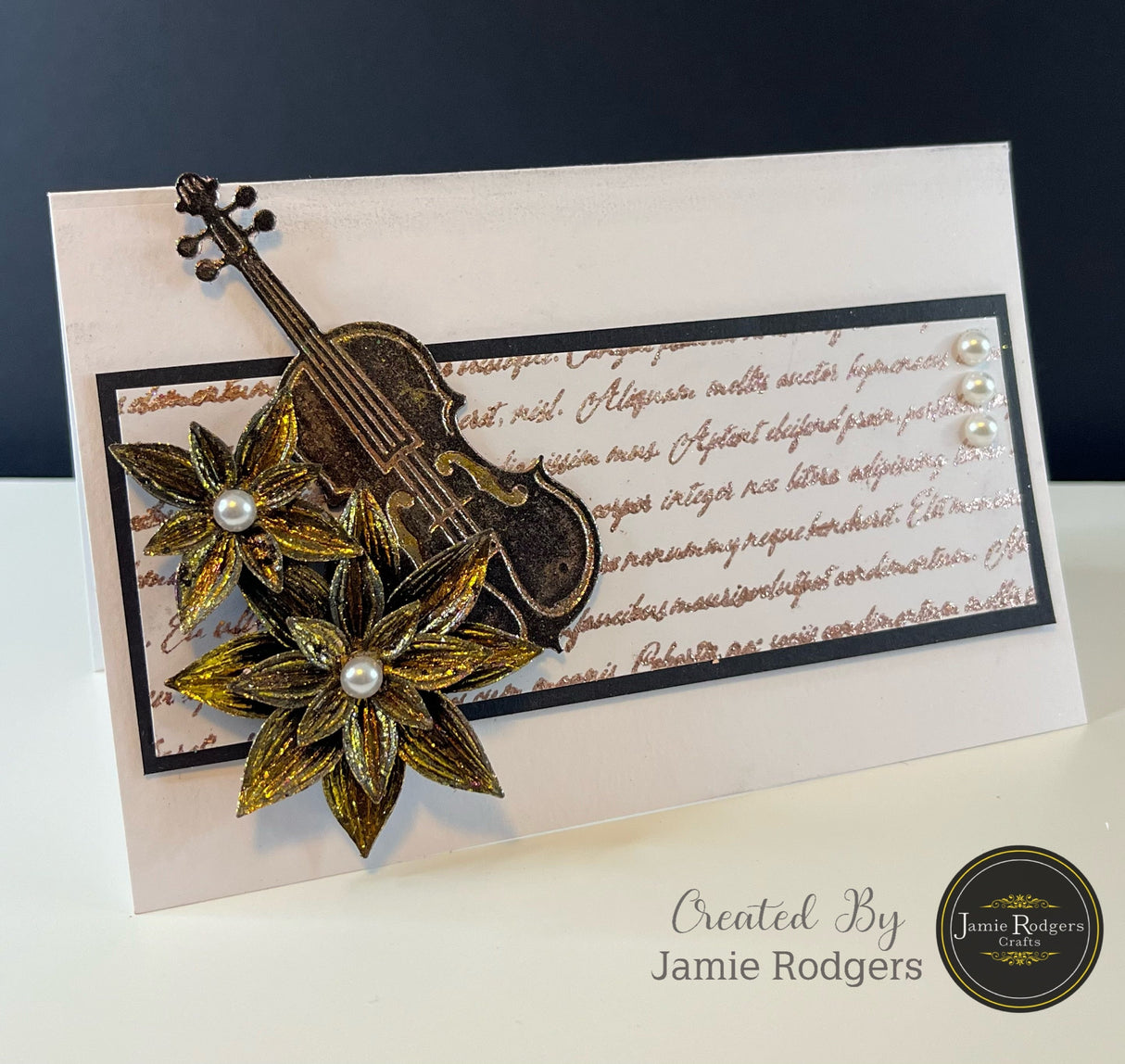 Jamie Rodgers Crafts Violin Die Set