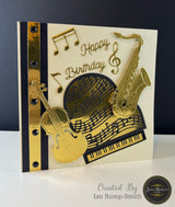 Jamie Rodgers Crafts Saxophone Die Set