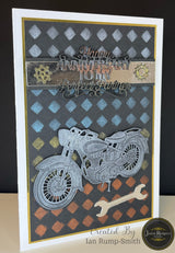 Jamie Rodgers Crafts Vintage Motorbike Die Set
