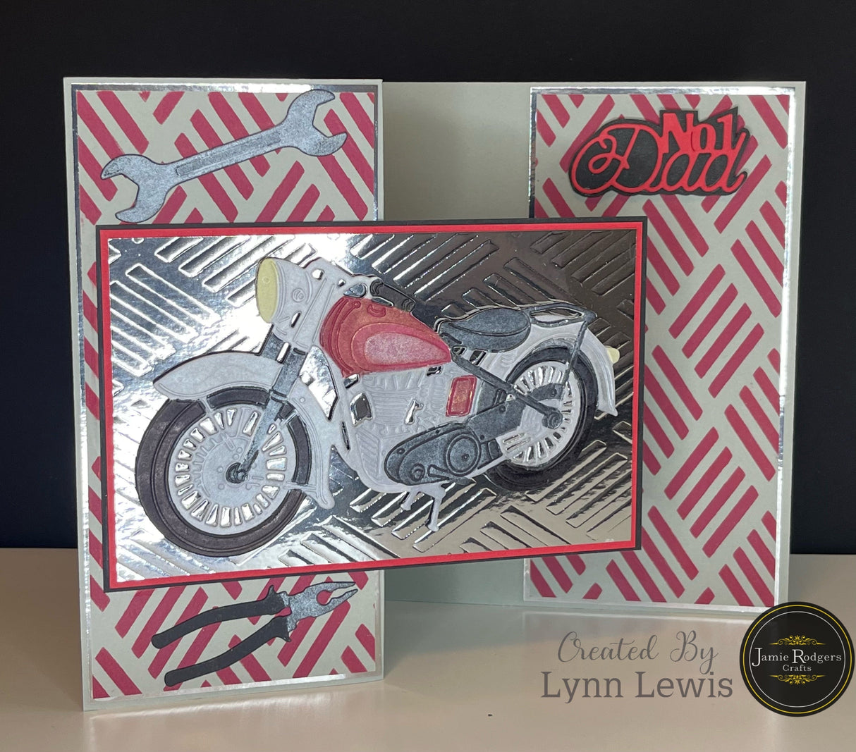 Jamie Rodgers Crafts Vintage Motorbike Die Set
