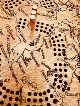 Canada Map Cribbage Board