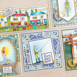 Crafters Companion The Great Outdoors Metal Die Set - Around the Campfire