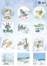 Marianne Design A4 Cutting Sheet -Tiny's Mini's Winter