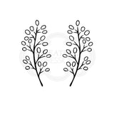 Woodware Clear Singles Carla Leaf