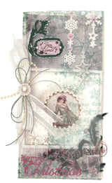 JMA Acetate Sheets White & Vintage Mint Christmas Blush 6 Sheets