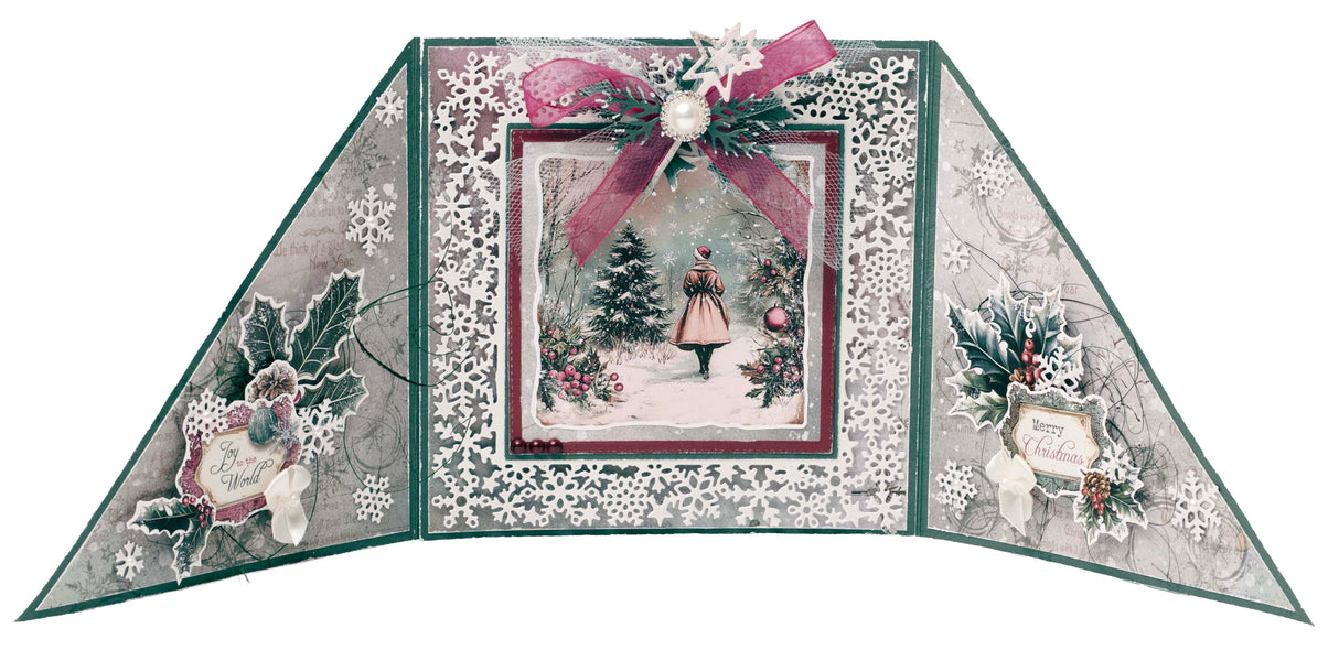 JMA Clear Stamp Christmas Deco Christmas Blush 10 Pieces