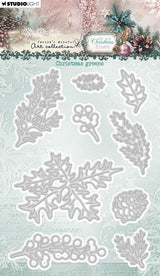 JMA Cutting Die Christmas Greens Christmas Blush 9 Pieces