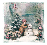 JMA Paper Elements 35 Collage Elements Christmas Blush 35 Pieces