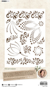 JMA Mask Dots And Ornaments Essentials 148x210x1mm 1 PC nr.75