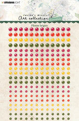 JMA Self-Adhesive Pearls Flower Brights Essentials 105x160x4mm 240 PC nr.20