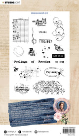 JMA Clear Stamp Enhancement Set Feelings Of Freedom 130x189x3mm 20 PC nr.423