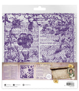 JMA Acetate Sheets White & Dark Purple Growing & Blooming 6 Sheets