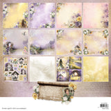 JMA Designer Paper Pad Double-Sided Scrapbooking Growing & Blooming 12 Sheets