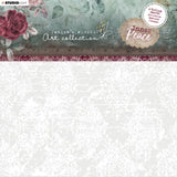 JMA Vellum Sheets Flowers, Script & Baroque Inner Peace 203x203x2mm 6 SH nr.02