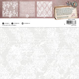 JMA Vellum Sheets Flowers, Script & Baroque Inner Peace 203x203x2mm 6 SH nr.02