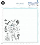 JMA Clear Stamp Hollyhock Romantic Moments 135x197x3mm 12 PC nr.483