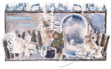 JMA Cutting Die Snowflake & Poinsettia Vintage Christmas 105x210x1mm 15 PC nr.719