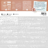JMA Acetate Sheets Newspaper, Annotation & Music Write Your Story 203x203x2mm 6 SH nr.01