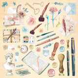 JMA Paper Pad Mixed Designs Write Your Story 203x203x9mm 36 SH nr.35