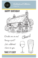 Jamie Rodgers Crafts Village Pub A6 Clear Stamp Set