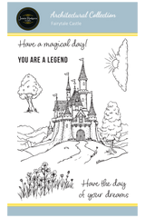 Jamie Rodgers Crafts Fairytale Castle A6 Clear Stamp Set