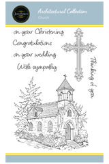 Jamie Rodgers Crafts Church A6 Clear Stamp Set