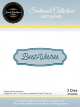 Jamie Rodgers Crafts - Best Wishes Sentiment Die Set