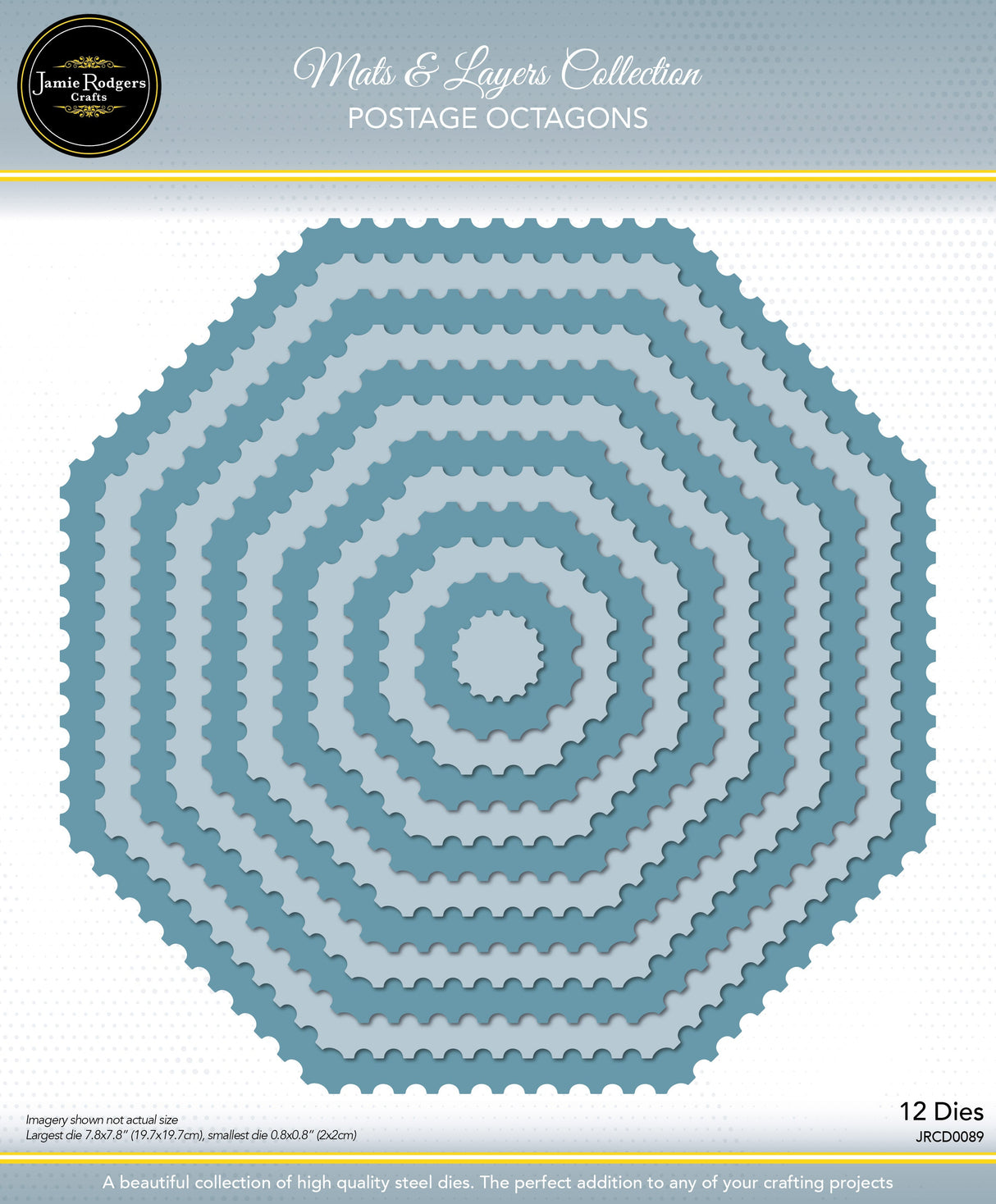 Jamie Rodgers Crafts Postage Octagons Die Set