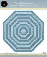 Jamie Rodgers Crafts Scallop Edge and Pierced Octagons Die Set