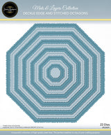 Jamie Rodgers Crafts Deckle Edge and Stitched Octagons Die Set