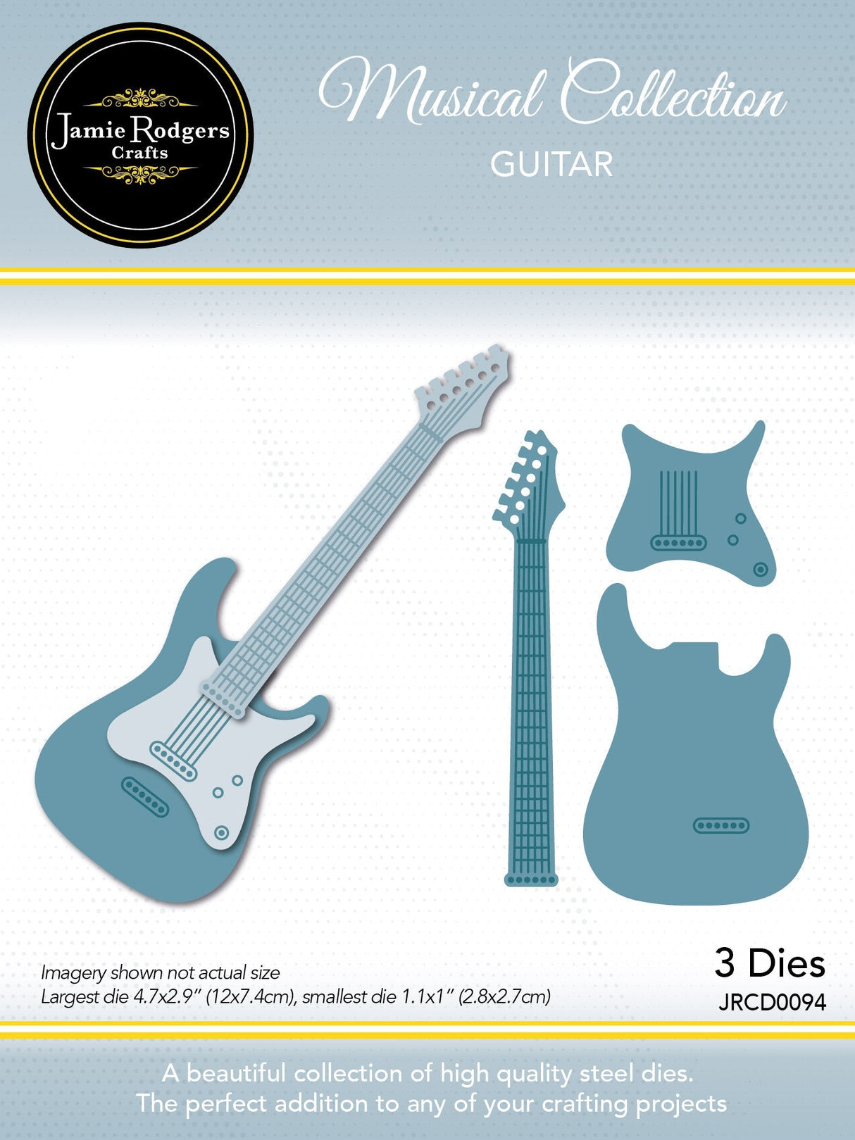 Jamie Rodgers Crafts Guitar Die Set