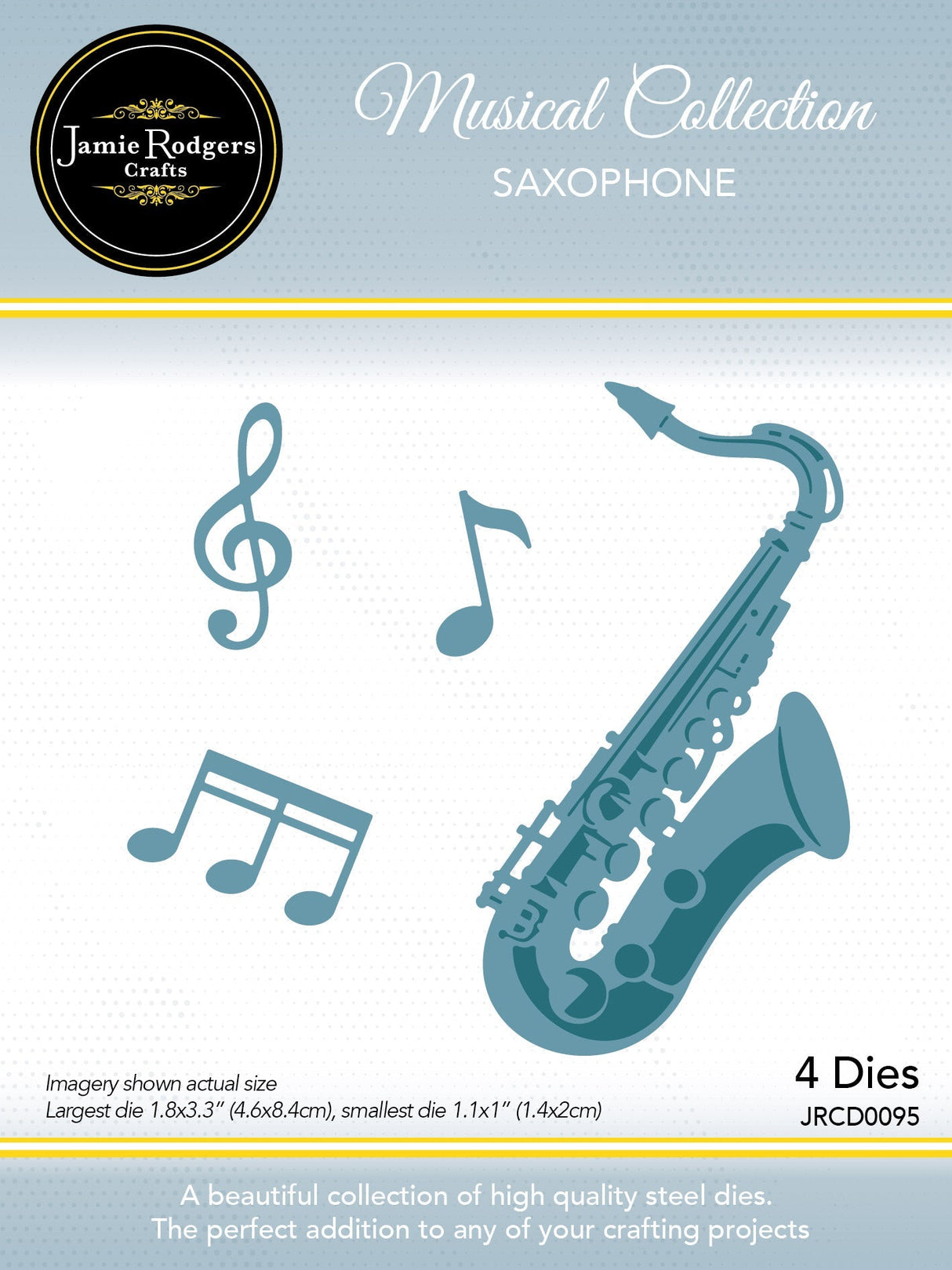 Jamie Rodgers Crafts Saxophone Die Set