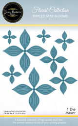 Jamie Rodgers Crafts Rippled Star Blooms Die Set