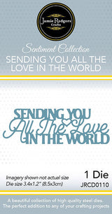 Jamie Rodgers Crafts Sending You All The Love In The World Die Set