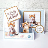 Crafty Kittens Die Cut Topper & Decoupage Collection