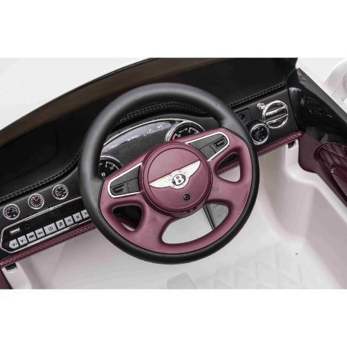 12V Bentley Mulsanne 1-Seater Ride-On Car W/ Rubber Wheels, Music Player & RC