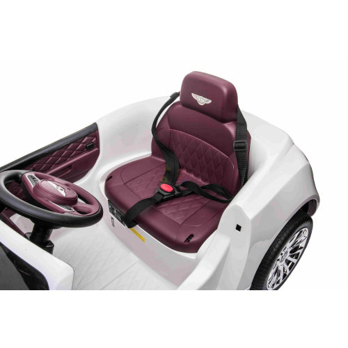 12V Bentley Mulsanne 1-Seater Ride-On Car W/ Rubber Wheels, Music Player & RC