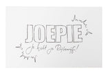 KJ Clear stamp Sentiments Joepie Essentials 105x148x3mm nr.187